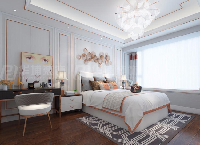 正商新蓝钻146平欧式风格装修案例效果图